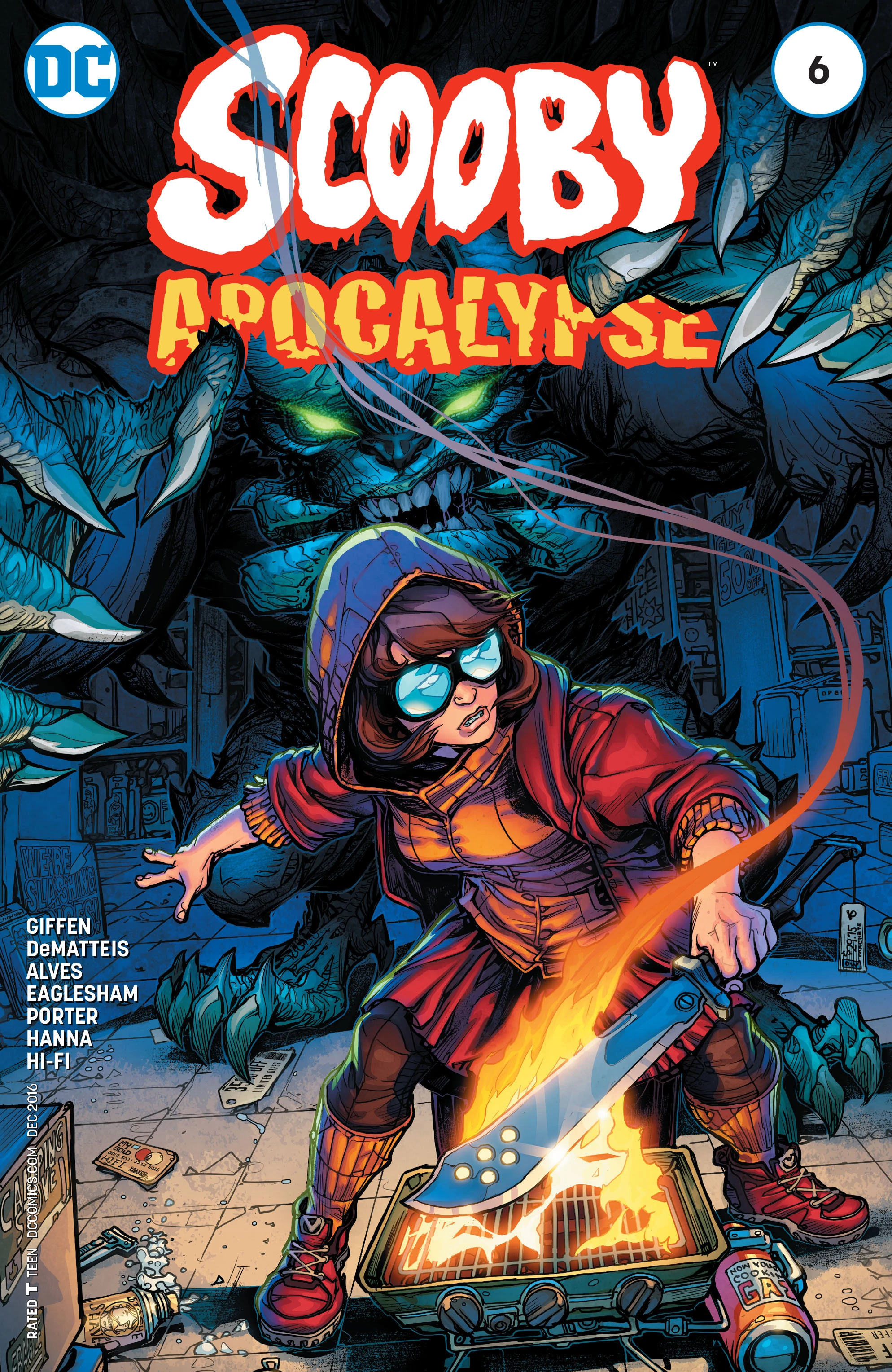 Scooby Apocalypse #6 (DC, 2016 — Cover A) cover